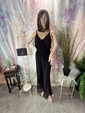 📌Jealous Tomato Sexy Jumpsuit w/ Lace, Faux Wrap Neckline & Elastic Waistline
